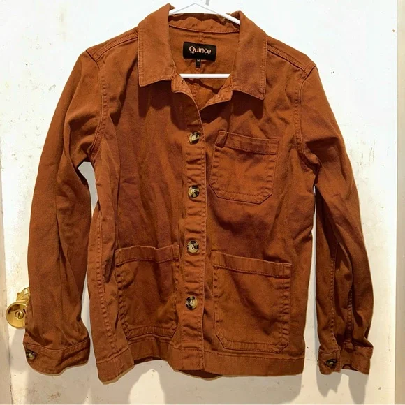 Quince Organic Comfort Stretch Chore Jacket - Picture 1 of 6